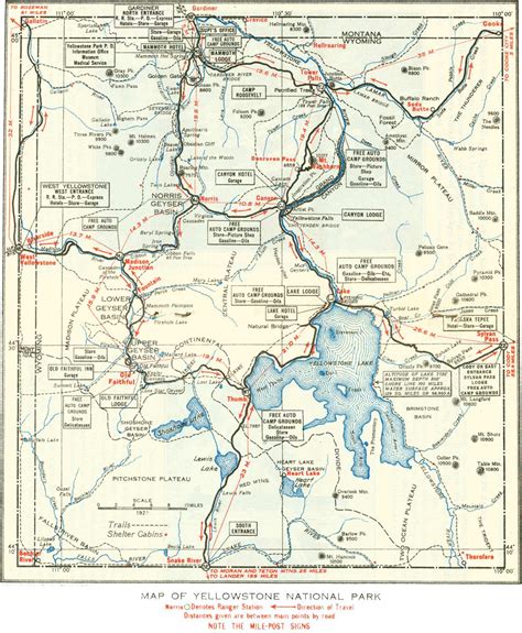 Map Of Yellowstone