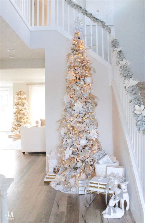 Loveliest Looks Of Christmas Tour White Christmas Trees Glam
