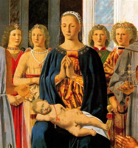 Piero Della Francesca Brera Madonna 1472 74 Detail Flickr