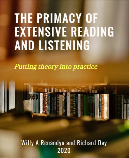 The Primacy Of Extensive Reading And Listening Willys Elt Corner