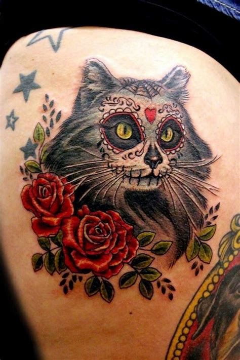 72 Beautiful Sugar Skull Tattoos With Images