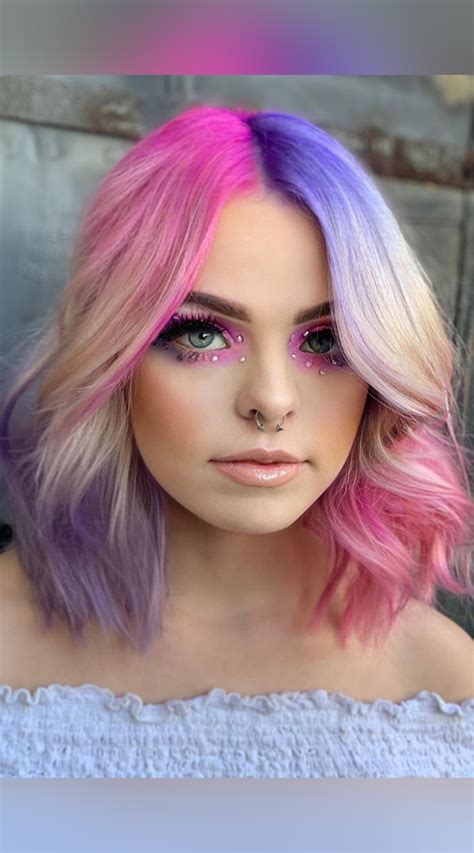 28 Pink And Purple Hair Color Ideas Trending Right Now Purple Hair