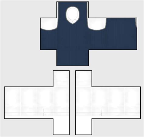 Blue Vest With White Shirt Roblox Template Roblox Clothes Free Design