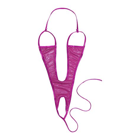 Womens Monokini Micro Open Thong Leotard Bikini Crotchless Lingerie Bra Swimwear Ebay