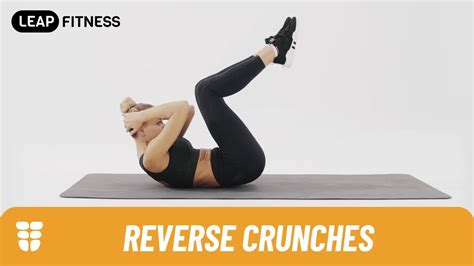 How To Do Reverse Crunches Youtube