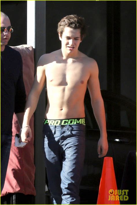 Photo Austin Mahone Goes Shirtless While Filming A Commercial 08 Photo 3030765 Just Jared
