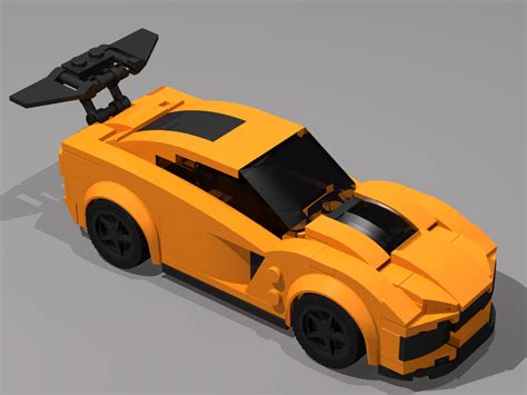 Lego Moc 12114 Mod Of 75870 2019 Chevy Corvette Zr1 Speed Champions