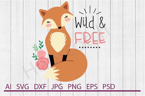 Fox SVG Fox DXF Cuttable File By Hopscotch Designs TheHungryJPEG