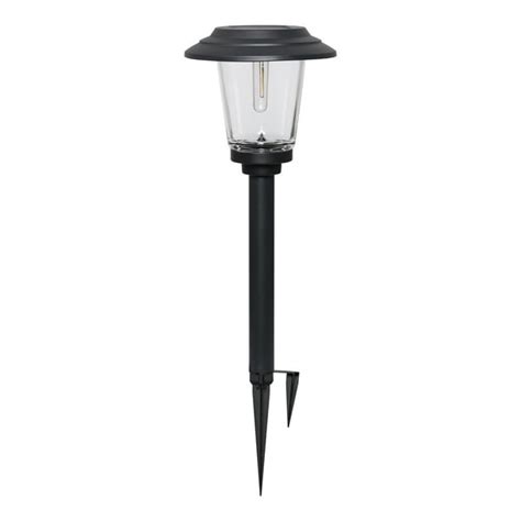 Better Homes And Gardens Amalya Solar Powered Black Metal And Glass Led