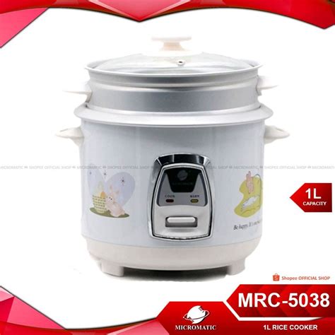 Micromatic Rice Cooker With Steamer 1 0L Different Designs On Carousell
