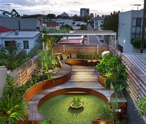 Albert Park Roof Top Garden Contemporain Jardin Melbourne Par
