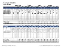 Leave Roaster Use This Employee Absence Schedule Template To Track