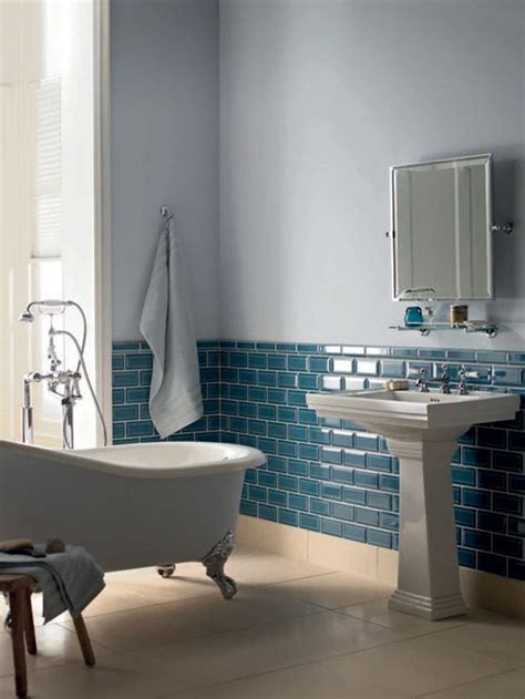 40 blue glass bathroom tile ideas and pictures