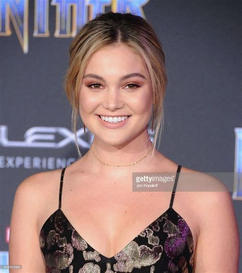 Olivia Holt Attends The Los Angeles Premiere Black Panther At Dolby