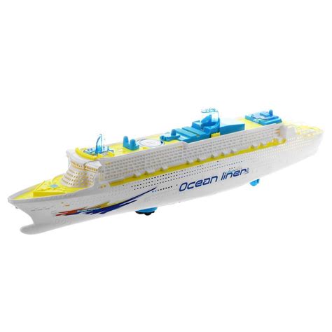 Ocean Liner Cruise Ship Boat Electric Toy Flashing Led Lights Sounds