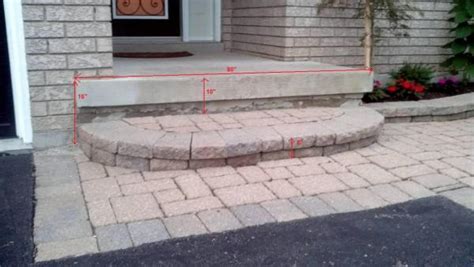 Rate is inclusive of local delivery, as well as standard excess for perfect installation and occasional repairs. Suggestion for Paver stone steps? - DoItYourself.com Community Forums