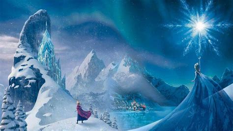 A 1080p Wallpaper Combining The Two French Frozen Posters Frozen