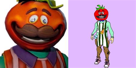 How To Draw Tomato Head Fortnite Step By Step