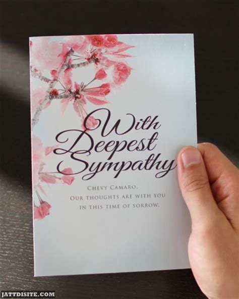 With Deepest Sympathy Card For You