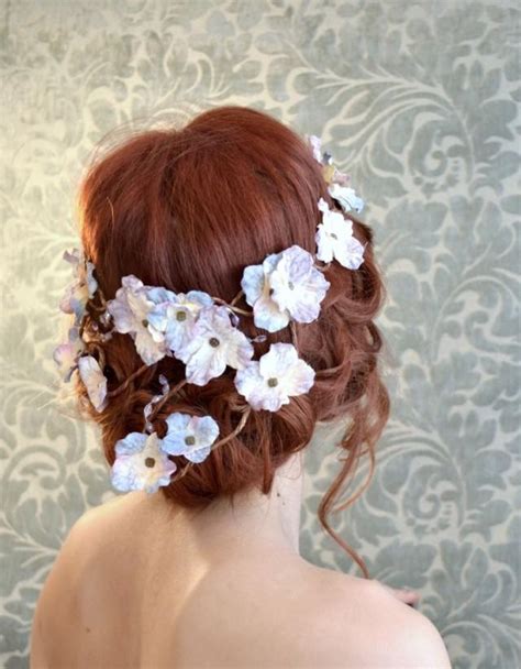 Circlet Flower Crown Wedding Headband Fairy Crown Woodland Wreath