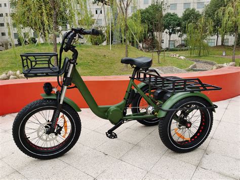 Good Quality 20inch 1000w Electric Fat Tyre Tricycle 500w Adult Mid