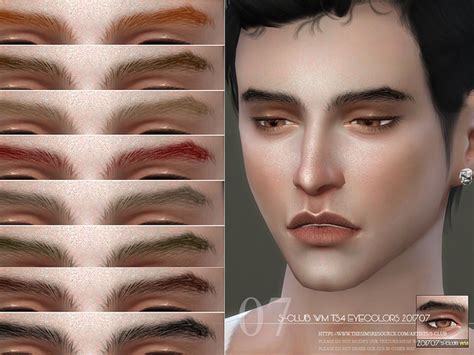 Eyebrows M 201707 By S Club Wm At Tsr Sims 4 Updates
