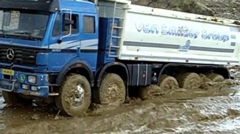 Giant Truck Stuck In The Mud Youtube