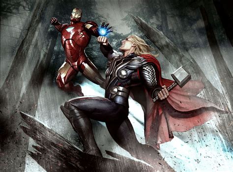 Avengers Art Book With Unused Concept Art