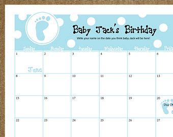 Make your guests guess the arrival date of the baby (the we have the worlds 1st online baby due date guessing game where your friends and family can guess on your babys due date and you can collect funds from guessers for those big. OCTOBER DUE DATE Guess Baby's Birthday by jackaroodesigningco | Due date calendar, Baby due date ...