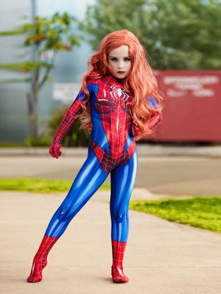 Disfraz De Mary Jane Spider De Halloween Para Niños