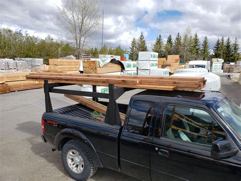 Diy Homemade Truck Rack Made With 2x4s Wood Studs Ideal For Lumber