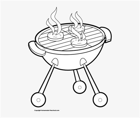 Cookout Black And White Clipart Barbeque Black And White 491x612