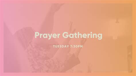 Prayer Gathering Activate Church