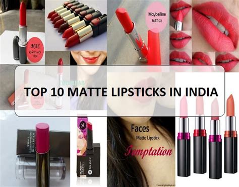 10 Best Matte Lipstick Brands And Range In India