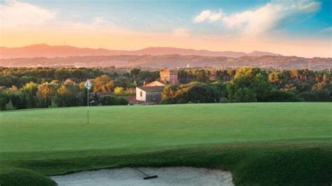 Real Club De Golf El Prat Pink Course In Terrassa Barcelona Spain