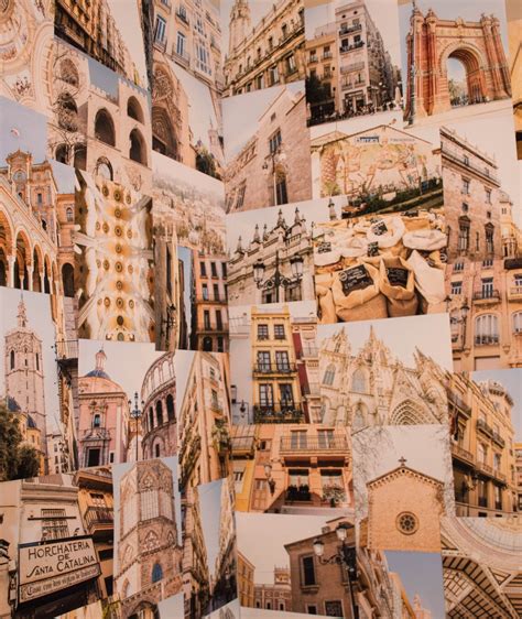 Wall Collage Kit Travel Aesthetic Prints Of Spain 85x11 And Etsy