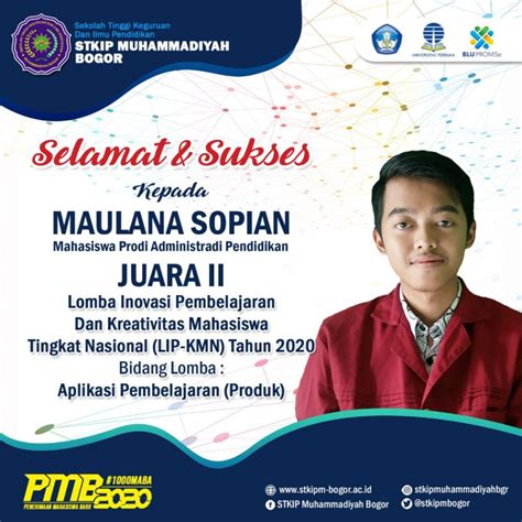 SABATUR Karya Mahasiswa STKIP Muh Bogor Raih Juara LIP-KMN