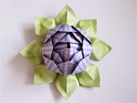 Lotus Flower Origami Arts Crafts Ideas Movement