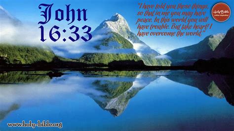 Bible Verse Of The Day John 1633 Holy Bible