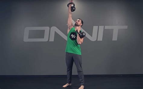 Double Kettlebell See Saw Press Exercise Onnit Academy
