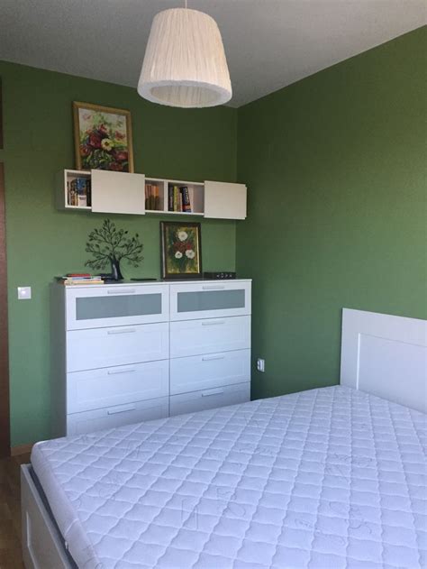 Find the perfect bedroom set you need from ikea indonesia. Green bedroom ikea brimnes | Small apartment inspiration ...