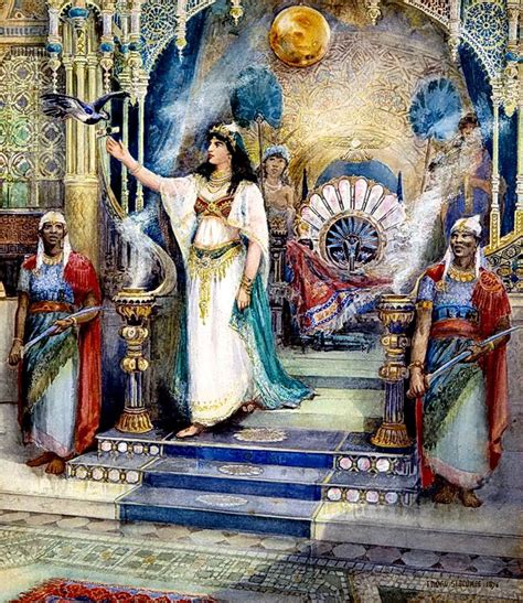 Queen Of Sheba 1896 Historical Art Classic Art Oriental Art