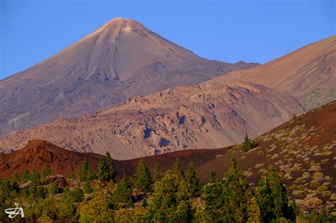 Glowing Teide At Sunset Tenerife Canary Islands Sunset