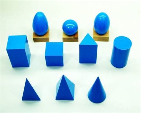 Montessori Geometric Solids Zhejiang Perfect Educational Toys Coltd