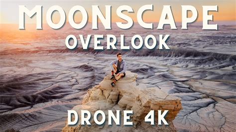 Sunrise At Moonscape Overlook Utah Drone 4k Youtube
