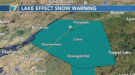 A Lake Effect Snow Warning Has Been Issued For St Lawrence Until Dec 27 1000am By Kris Hudson