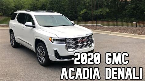 New Gmc Acadia 2020 Performance And New Engine Di 2020