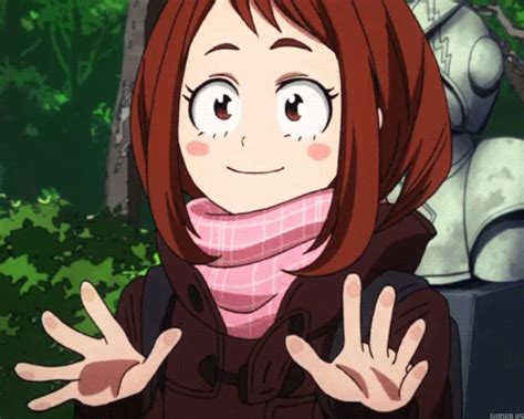 Ochako Uraraka Hero Academia Minecraft Skin Dessin Animé Kawaii