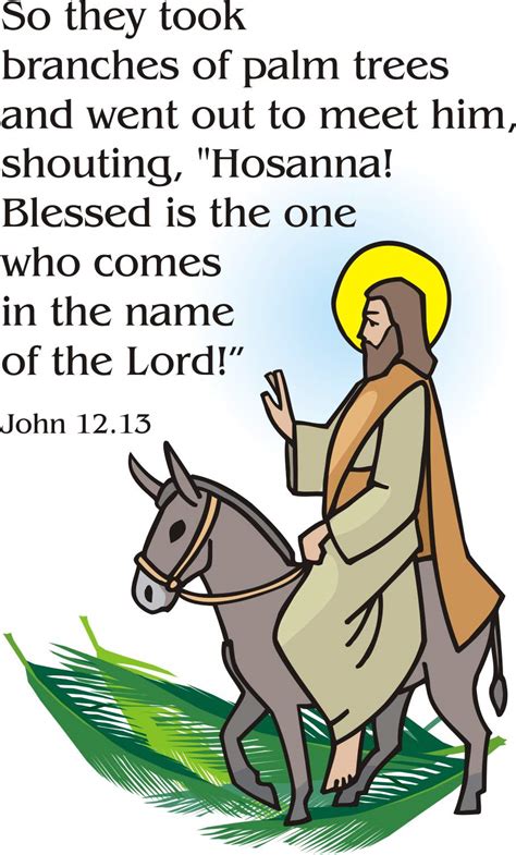 Having anticipated his arrival and having heard of the miracle, the people went out to meet the lord and welcomed him with displays of honor and shouts of praise. Palm Sunday - St. Paul's Evangelical Church