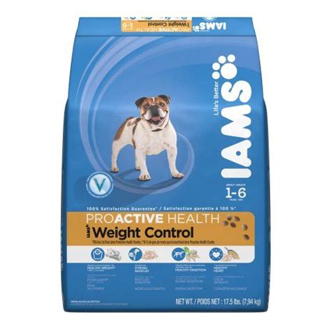 Iams Proactive Health Weight Control For Adult Dog 175 Pound Bags